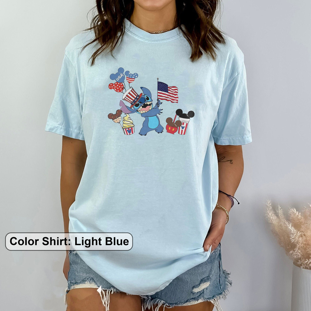 Disney 4th of July Shirt, 4th of July Disney Vacation Shirt, Stitch 4th of July Shirt, Disney Patriotic Shirt, 4th of July Stitch Shirt - 3.jpg