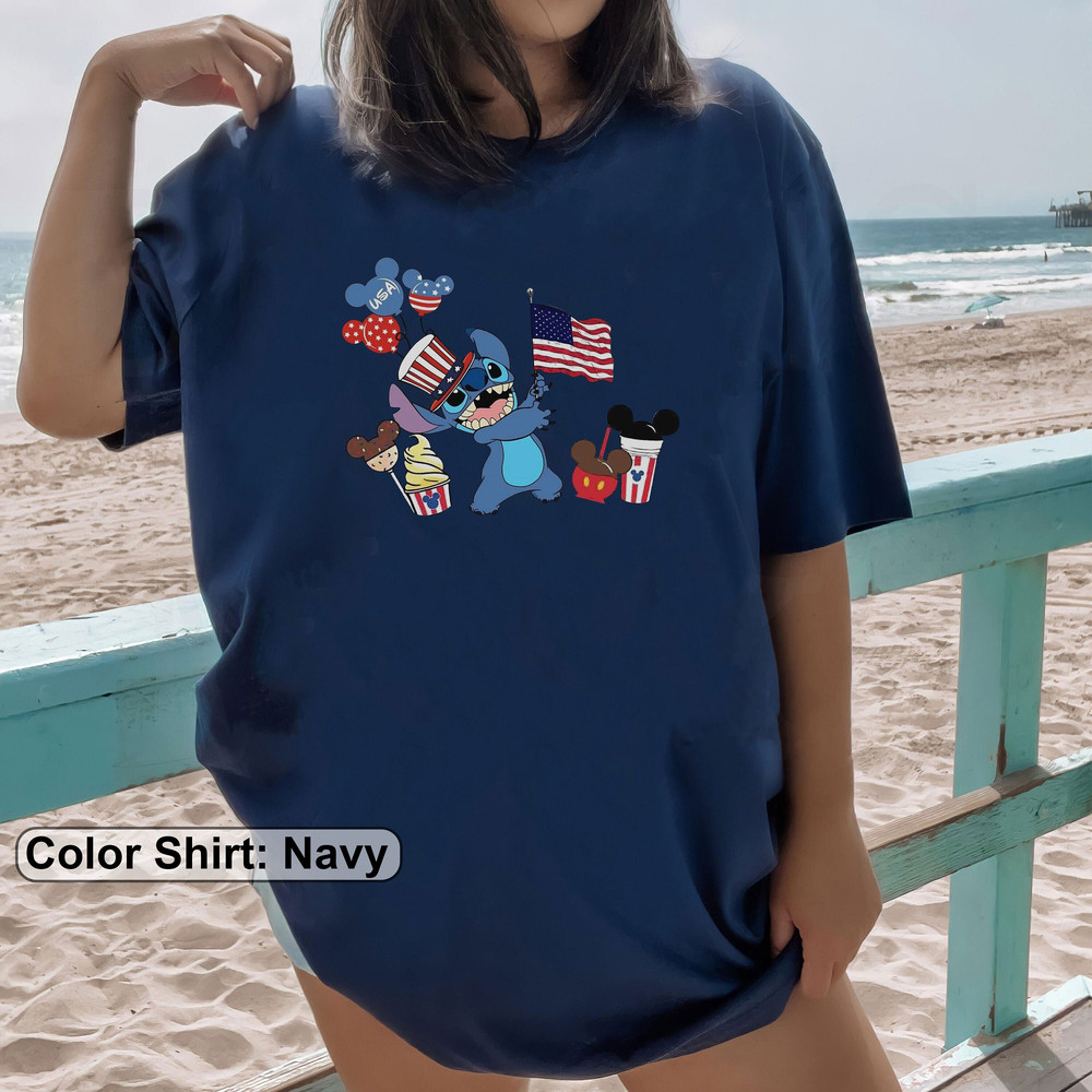 Disney 4th of July Shirt, 4th of July Disney Vacation Shirt, Stitch 4th of July Shirt, Disney Patriotic Shirt, 4th of July Stitch Shirt - 5.jpg