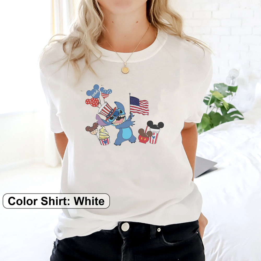 Disney 4th of July Shirt, 4th of July Disney Vacation Shirt, Stitch 4th of July Shirt, Disney Patriotic Shirt, 4th of July Stitch Shirt - 6.jpg