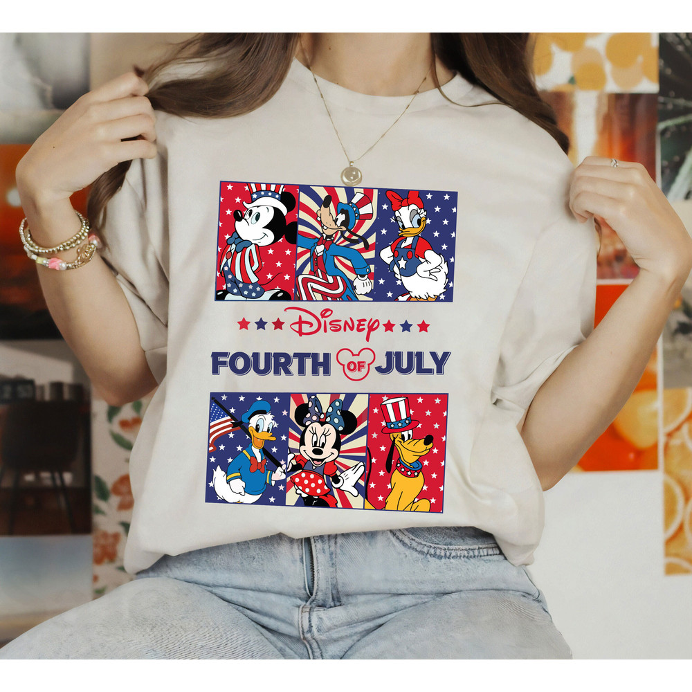 Disney 4th of July T-shirt, Sunflower Mickey and Friends Independence Day shirt, Disney America Shirt, Disney Patriotic, Disney Trip 2023 - 2.jpg