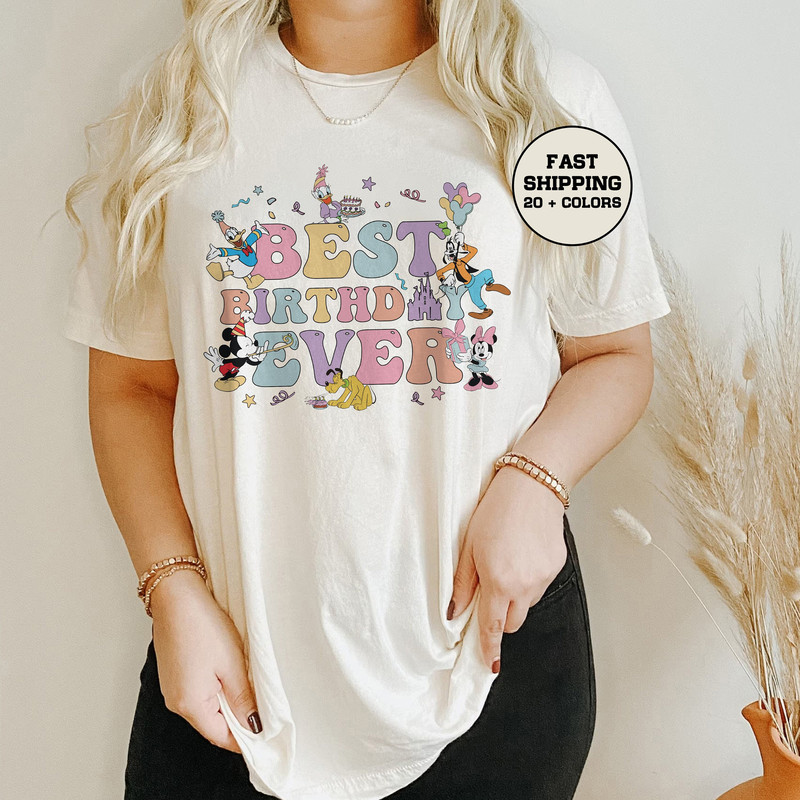 Disney Best Birthday Ever Shirt, Mickey Birthday Shirt, Disney Birthday Girl Shirt, Disney Birthday Boy Shirt, Birthday Family Matching Tee - 1.jpg