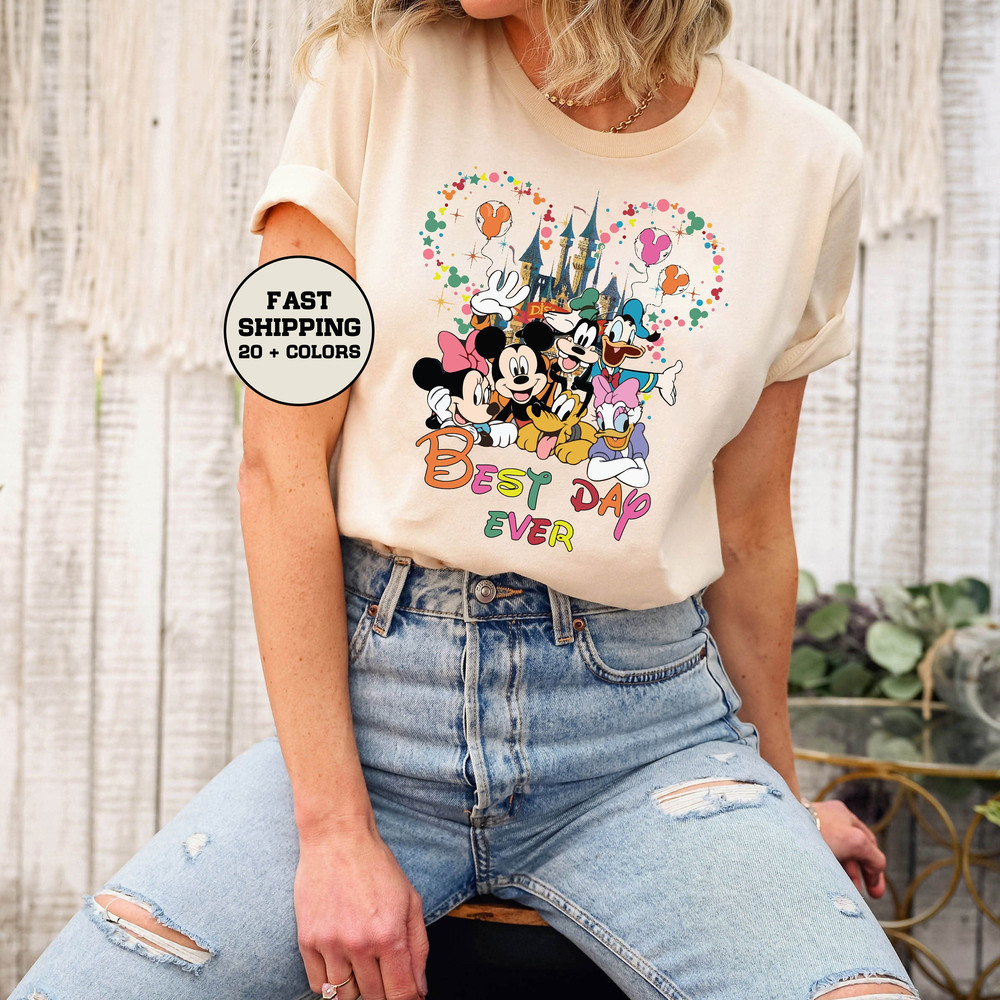 Disney Best Day Ever Shirt, Mickey and Friends Trip Shirt, Disney Matching Shirts, Disney Vacation Shirt, Disney Family Shirts, Disney Shirt - 1.jpg
