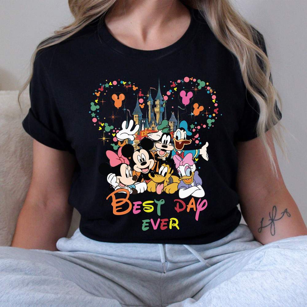 Disney Best Day Ever Shirt, Mickey and Friends Trip Shirt, Disney Matching Shirts, Disney Vacation Shirt, Disney Family Shirts, Disney Shirt - 3.jpg