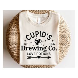 cupid's brewing co svg, valentine svg, funny valentines day shirts for woman, valentine gift, sublimation, svg files for