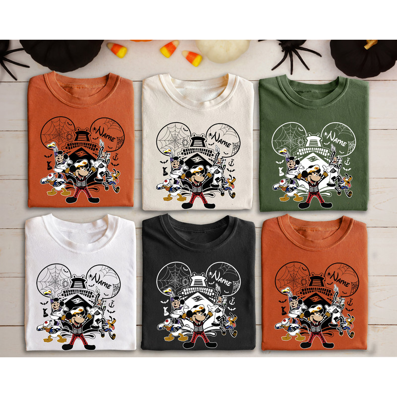 Disney Cruise Halloween Family Shirt, Disney Cruise Shirt, Disney Halloween On The High Seas 2023 Shirt, Family Cruise Matching Shirts - 2.jpg