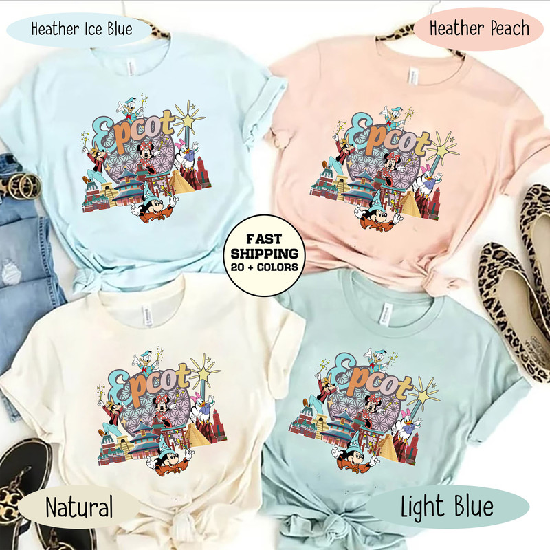 Disney Epcot Shirt, Retro Epcot 1982 Shirt, Vitage Disney Shirt, Mickey and Friends Epcot, Epcot Trip Shirt, Mickey Epcot Shirt - 2.jpg