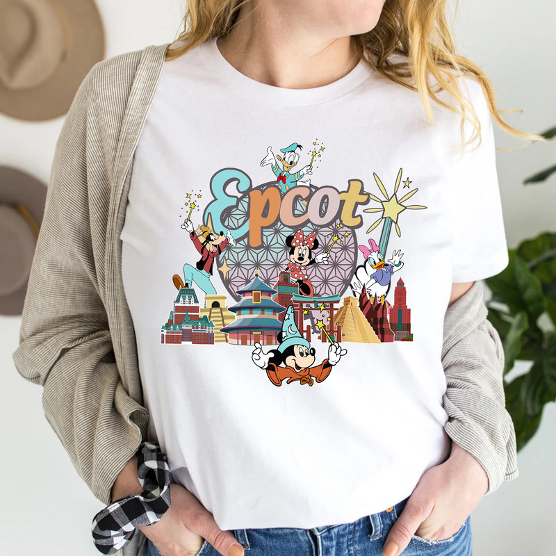 Disney Epcot Shirt, Retro Epcot 1982 Shirt, Vitage Disney Shirt, Mickey and Friends Epcot, Epcot Trip Shirt, Mickey Epcot Shirt - 3.jpg