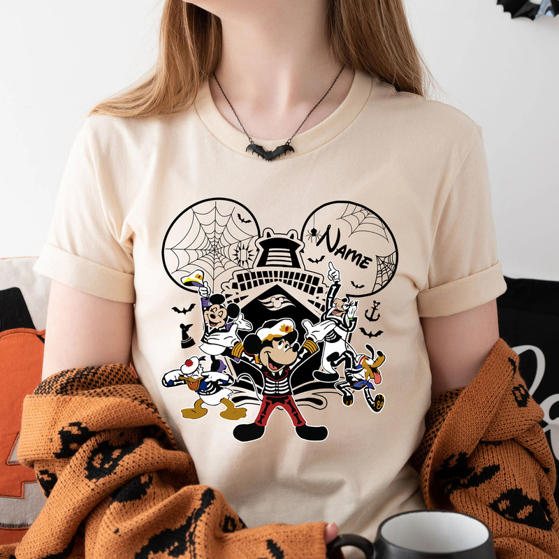 Disney Cruise Halloween Family Shirt, Disney Cruise Shirt, Disney Halloween On The High Seas 2023 Shirt, Family Cruise Matching Shirts - 4.jpg