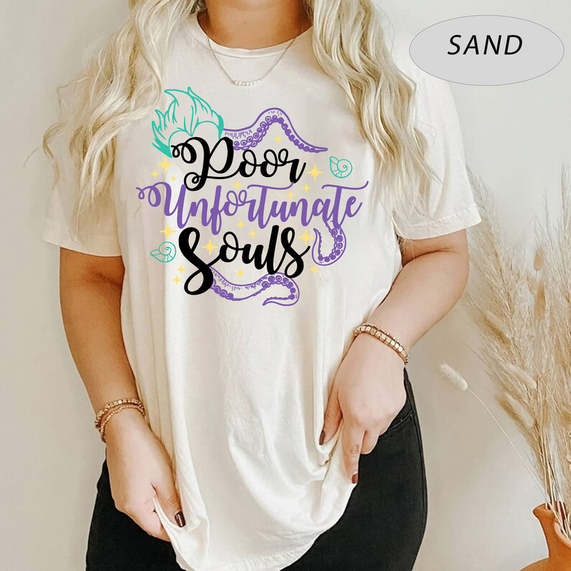 Disney Halloween Shirt, Poor Soul Shirt, Disney Villains Shirt, Ursula Shirt, Poor Unfortunate Souls, Gift for Halloween, Magic Kingdom - 1.jpg