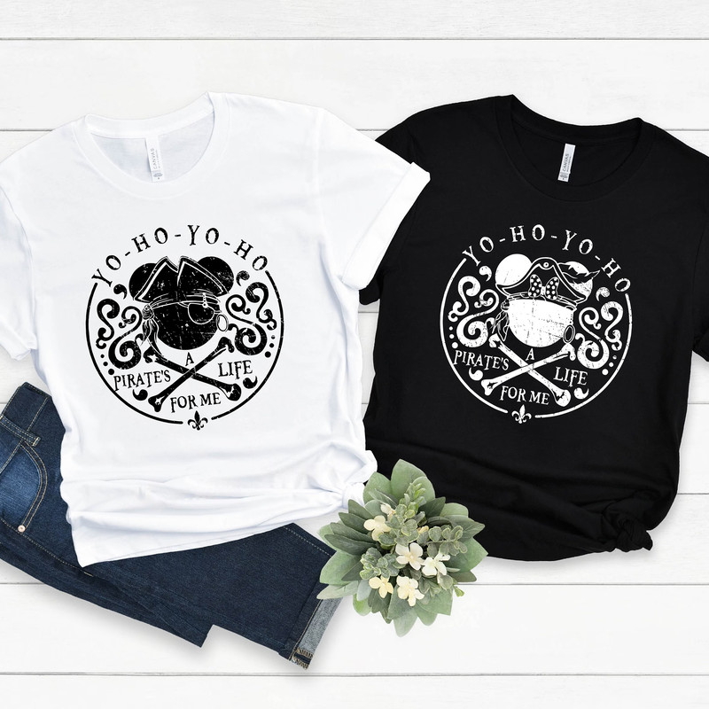 Disney Pirates Family Shirts, Yo Ho Yo Ho A Pirates Life For Me, Pirates Of The Caribbean Shirt, Disney Cruise Shirt, Disney Group Shirt - 2.jpg