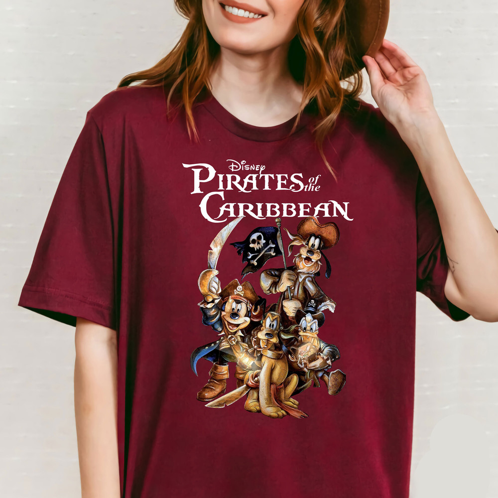Disney Pirates shirt, Vintage Pirates of the Caribbean Disneyworld Shirt, Mickey Pirates Shirt, Disney World Trip 2023, Mickey Caribbean - 3.jpg