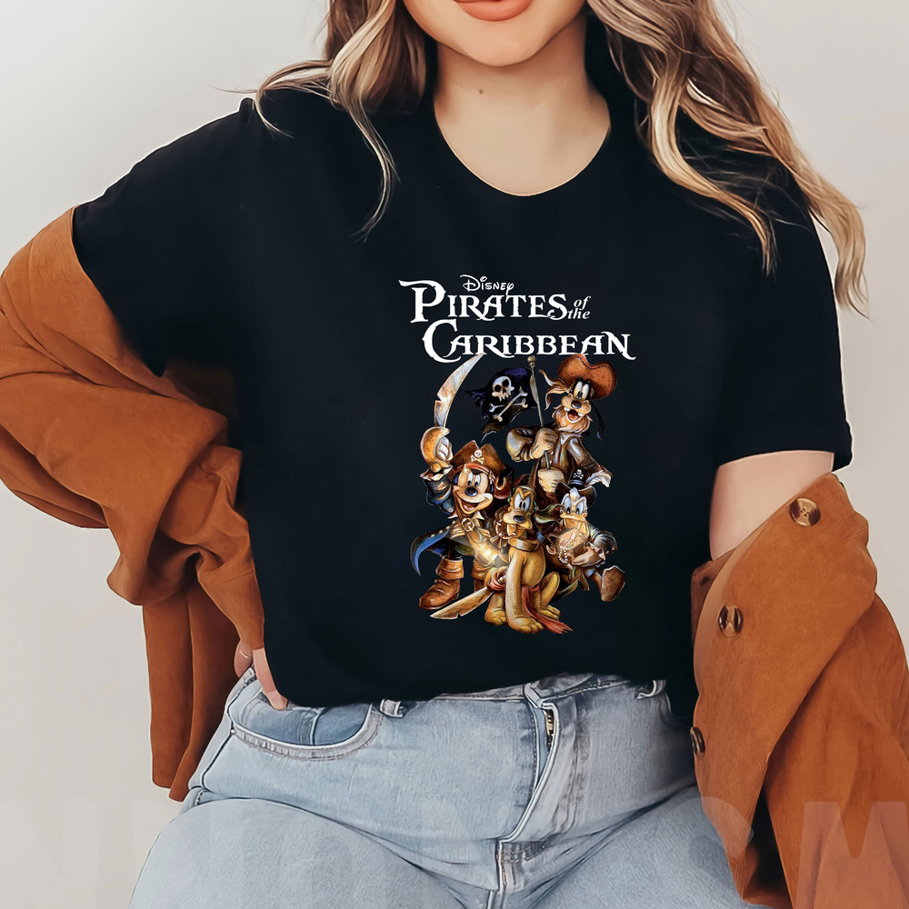 Disney Pirates shirt, Vintage Pirates of the Caribbean Disneyworld Shirt, Mickey Pirates Shirt, Disney World Trip 2023, Mickey Caribbean - 5.jpg