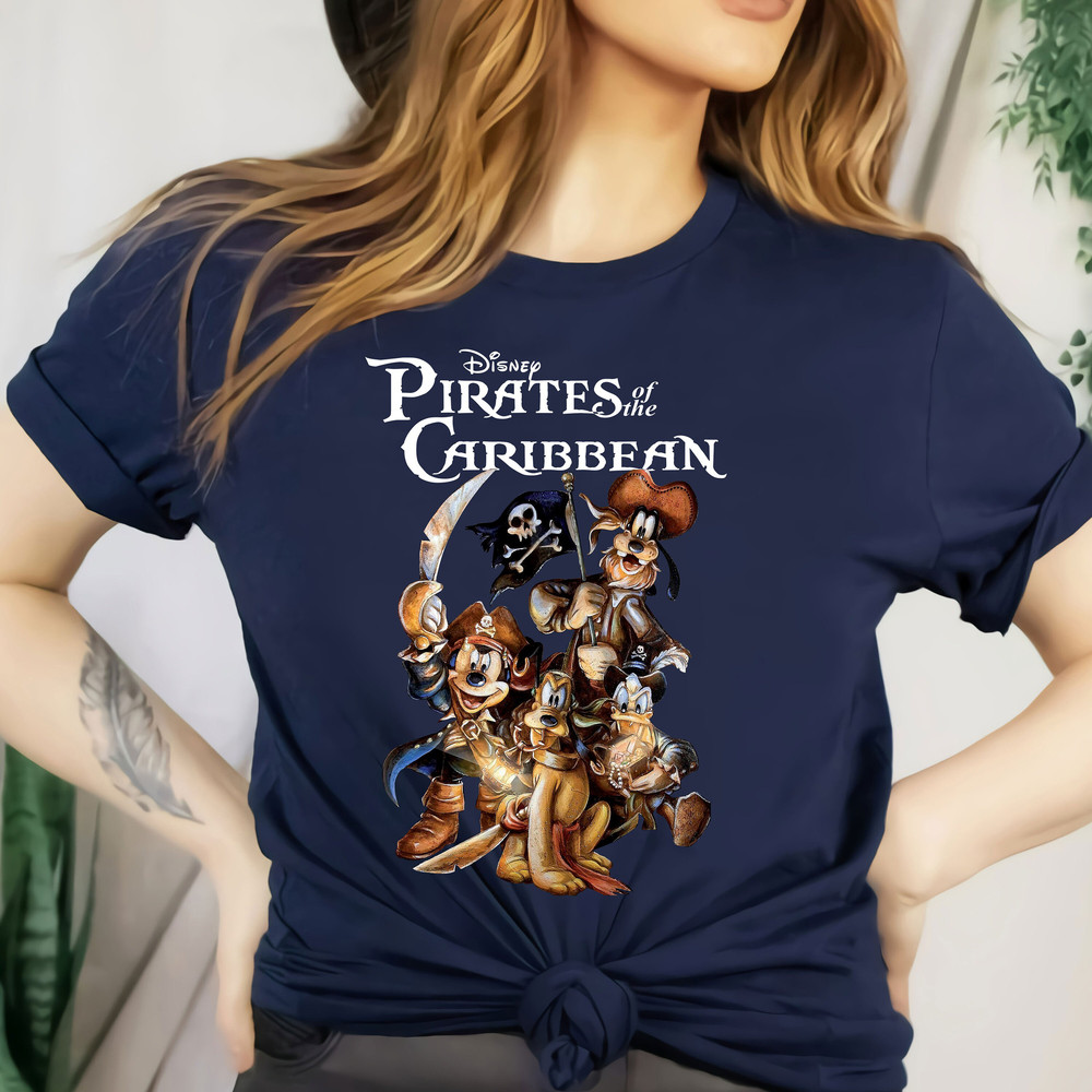 Disney Pirates shirt, Vintage Pirates of the Caribbean Disneyworld Shirt, Mickey Pirates Shirt, Disney World Trip 2023, Mickey Caribbean - 6.jpg