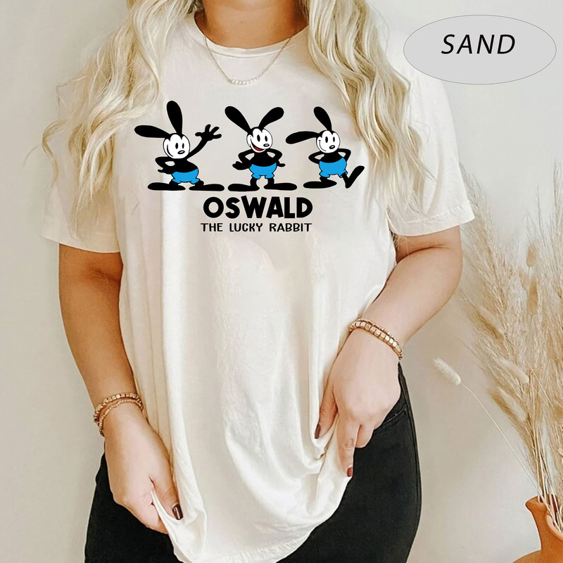 Disney Oswald the Lucky Rabbit vintage Shirt, Disney Oswald Shirt, Disney World Shirt, Magic Kingdom Shirt, Family Matching tee - 3.jpg