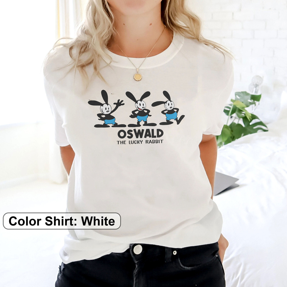 Disney Oswald the Lucky Rabbit vintage Shirt, Disney Oswald Shirt, Disney World Shirt, Magic Kingdom Shirt, Family Matching tee - 4.jpg