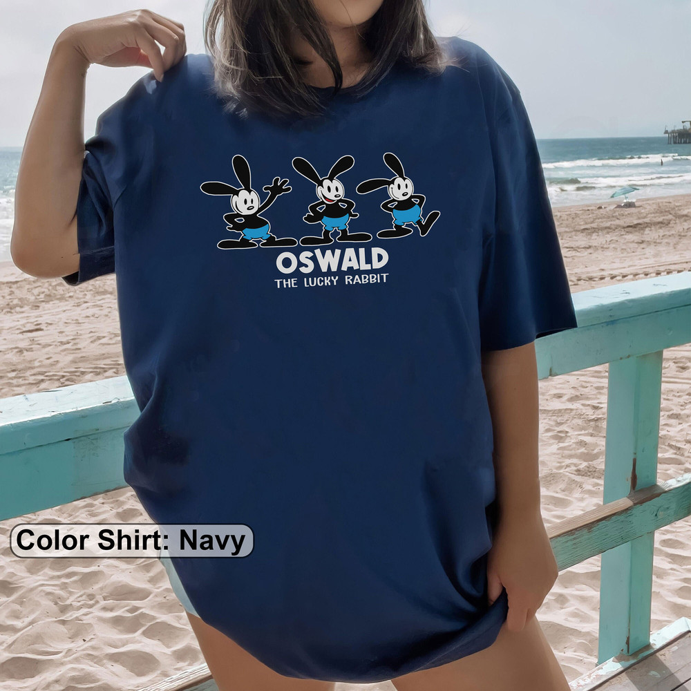 Disney Oswald the Lucky Rabbit vintage Shirt, Disney Oswald Shirt, Disney World Shirt, Magic Kingdom Shirt, Family Matching tee - 6.jpg