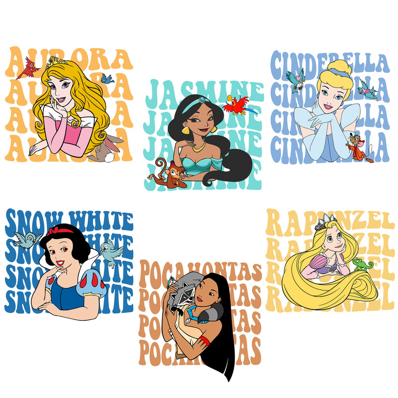 Disney Princess Characters Shirt, Disney Princess Shirt, Disney Women Shirt, Disney Girl Shirt, Princess Squad Shirt, Princess Trip Shirt - 2.jpg