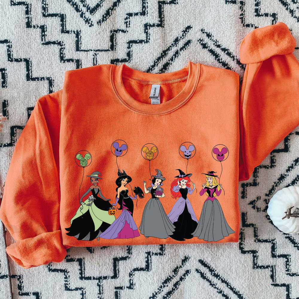Disney Princess Halloween Sweatshirt, Princess Halloween Shirt, Disney Halloween Women Sweatshirt, Halloween Family SweatShirt, Disney Tee - 3.jpg