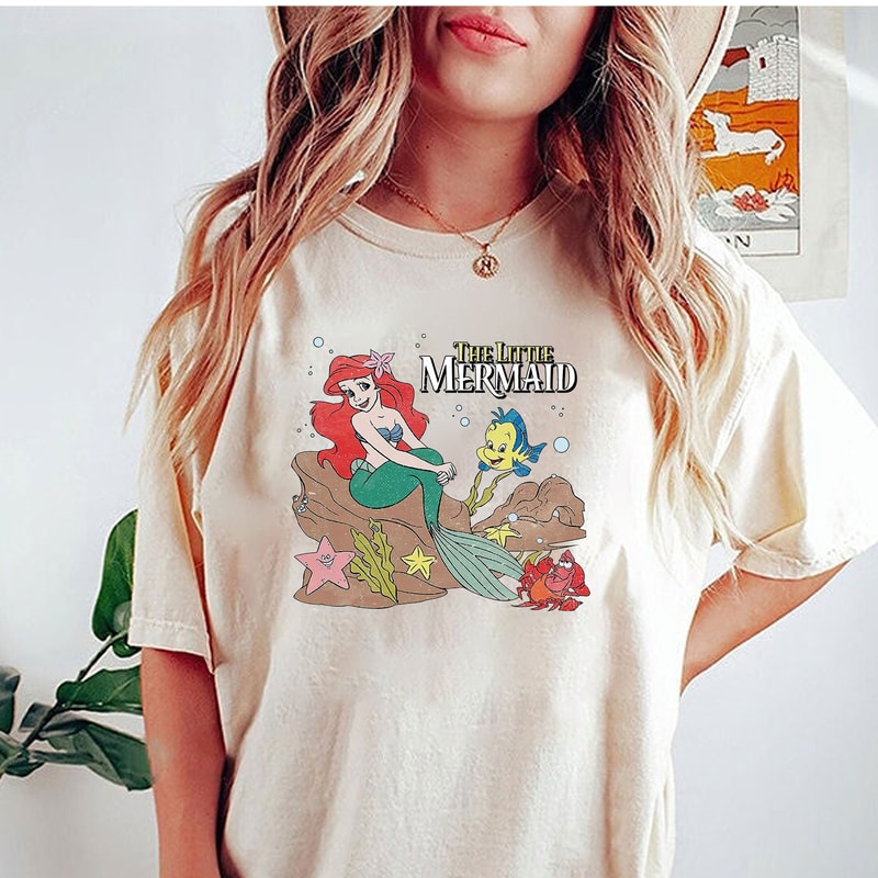 Disney Princess, Vintage Little Mermaid Shirt, Little Mermaid Ariel Shirt, Ariel Shirt, Disneyland 2023 Shirt, Princess Ariel Shirt - 1.jpg