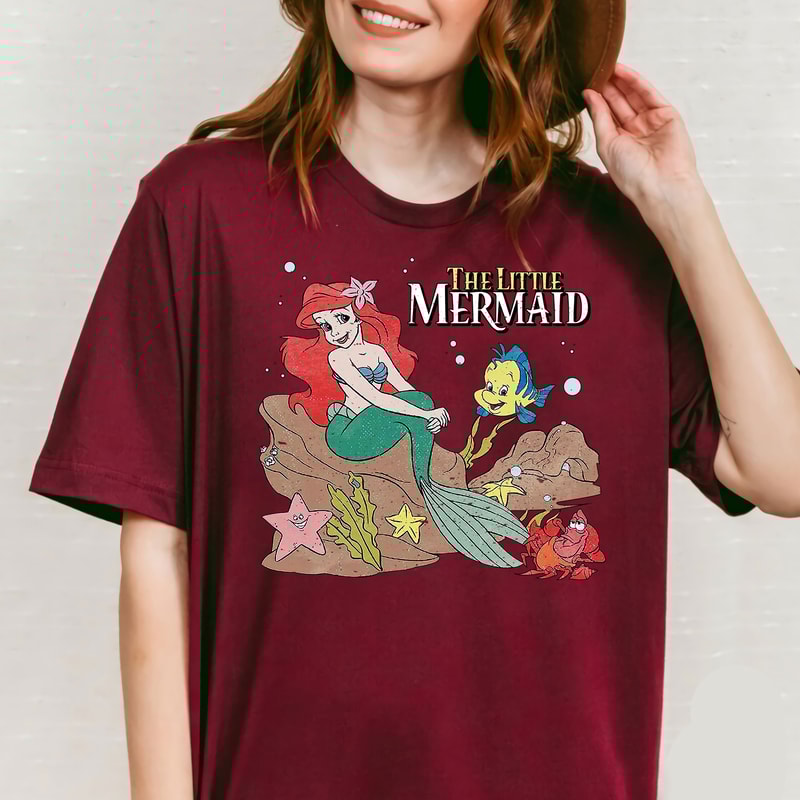 Disney Princess, Vintage Little Mermaid Shirt, Little Mermaid Ariel Shirt, Ariel Shirt, Disneyland 2023 Shirt, Princess Ariel Shirt - 4.jpg
