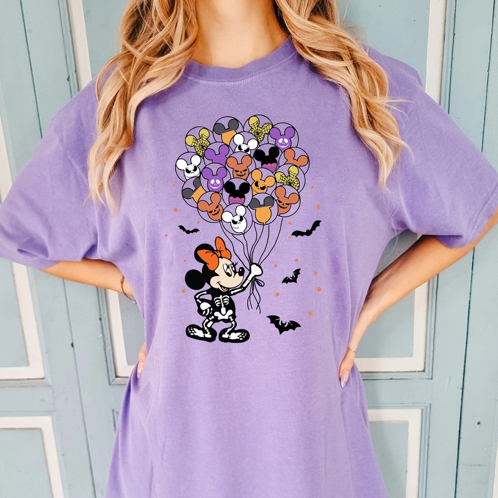 Disney Skeleton Balloon Shirt, Disneyland Halloween Shirt, Mickey Balloon Shirt, Disney Halloween Shirt, Halloween Family Shirts, Disney Tee - 3.jpg