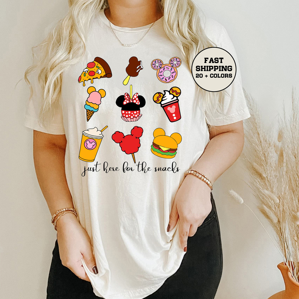 Disney Snacks T-shirt, Family Disney Trip Shirt, Snacks Disneyworld Shirt, Funny Disney Snack Shirts, Disney Women Shirt, Disney Shirt - 1.jpg