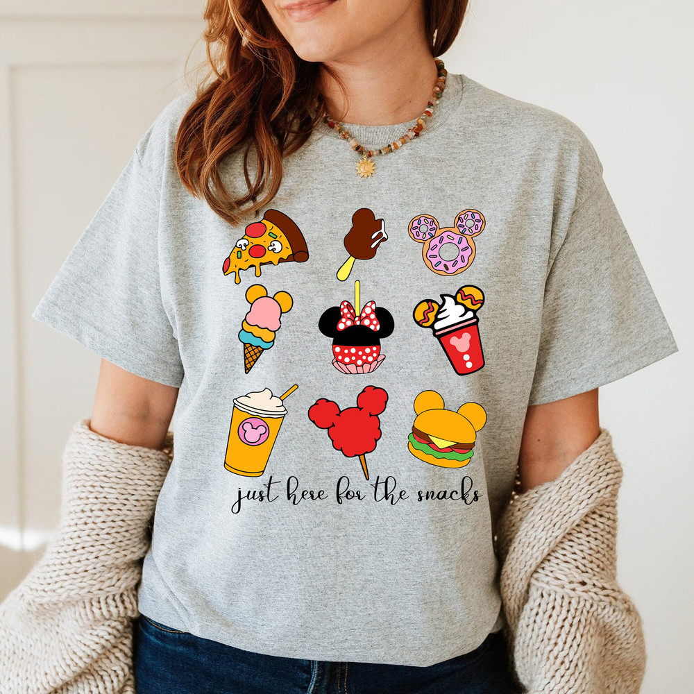 Disney Snacks T-shirt, Family Disney Trip Shirt, Snacks Disneyworld Shirt, Funny Disney Snack Shirts, Disney Women Shirt, Disney Shirt - 2.jpg