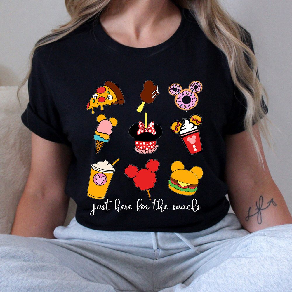 Disney Snacks T-shirt, Family Disney Trip Shirt, Snacks Disneyworld Shirt, Funny Disney Snack Shirts, Disney Women Shirt, Disney Shirt - 4.jpg