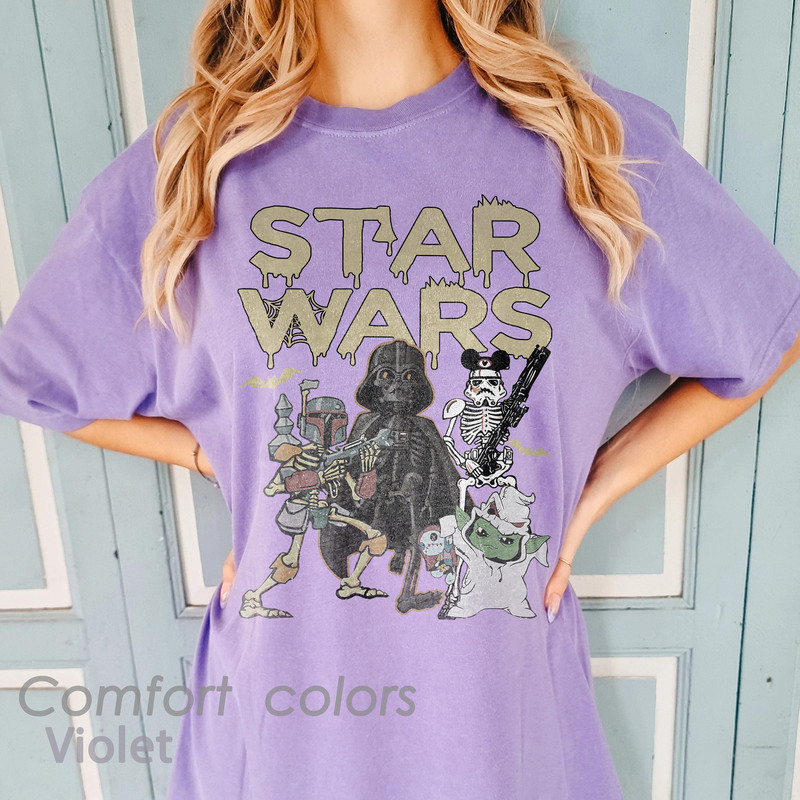 Disney Star Wars Halloween Shirt, Disney Skeleton Halloween Shirt, Disney Star Wars Shirt, Halloween Matching Shirt, Disney Halloween Shirt - 3.jpg