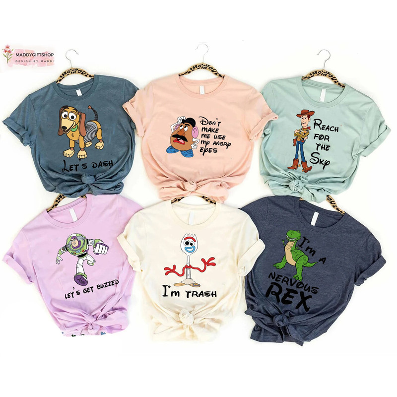 Disney Toy Story Group Shirt, Friends Shirt, Birthday Toy Story Shirt, Toy Story Group Shirt, Toy Story Shirt, Retro Toy Story Characters - 1.jpg