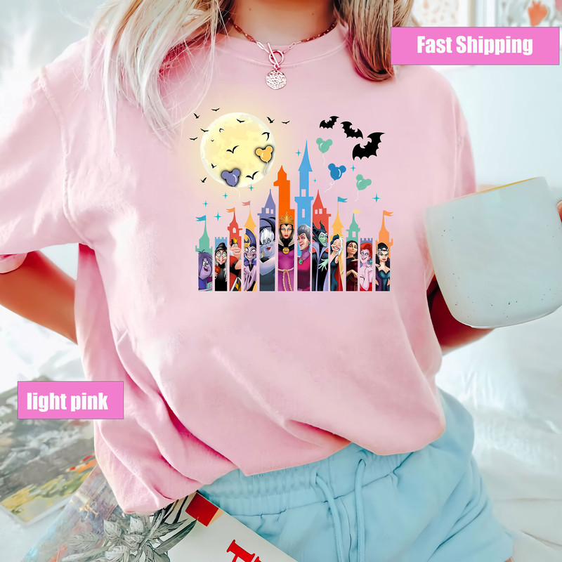 Disney Villains Shirt, Disney Villains Castle Shirt, Mickey Balloon shirt, Disney Castle Villains shirts, - 2.jpg