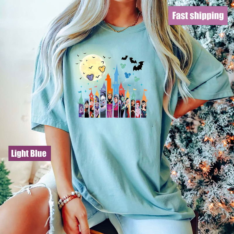 Disney Villains Shirt, Disney Villains Castle Shirt, Mickey Balloon shirt, Disney Castle Villains shirts, - 3.jpg