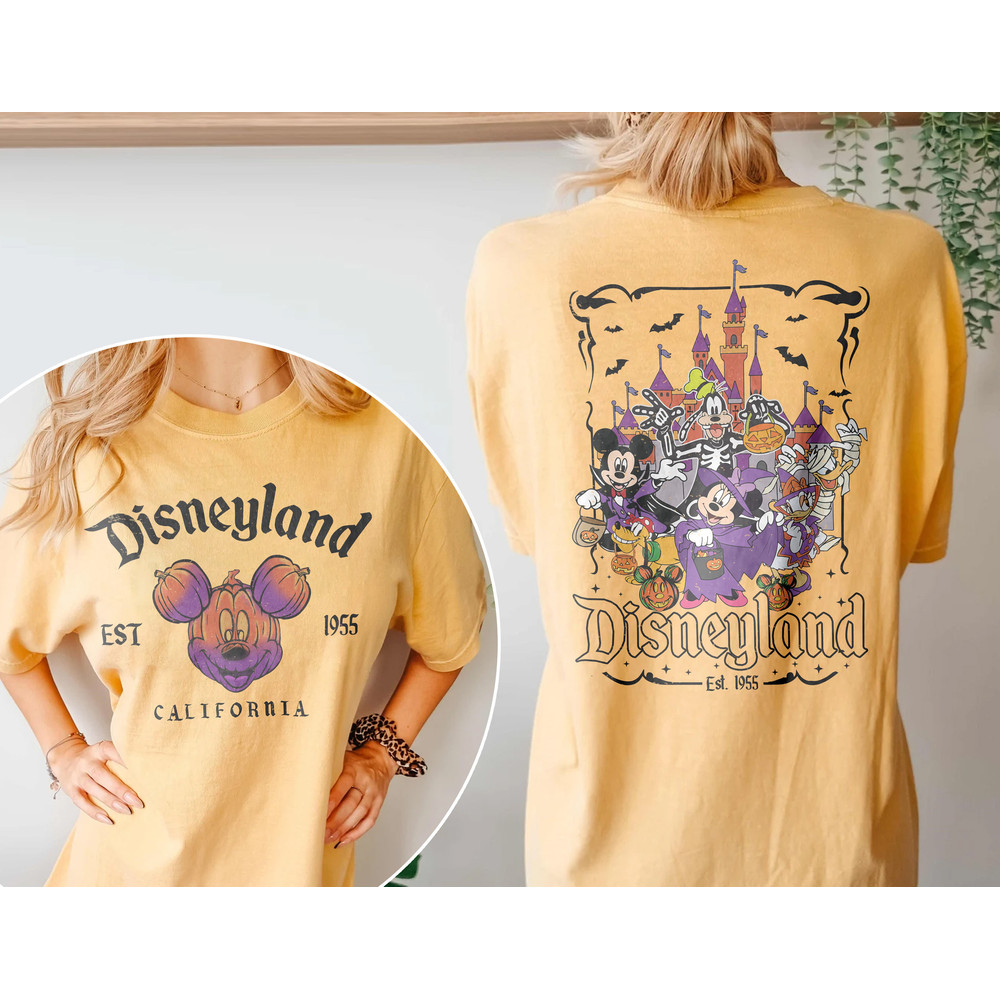 Disneyland Halloween Shirt, Disneyland Est 1955 Halloween Shirt, Halloween Party Shirt, Disney Halloween Shirt, Halloween Group Shirt - 4.jpg