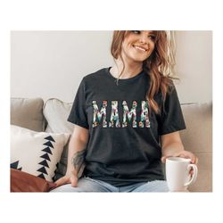 retro floral mama shirt, mama floral shirt for mothers day gift, flower mama t-shirt, gift for mom, floral mama t-shirt,