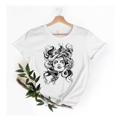 medusa shirt, halloween shirt, medusa snake face, goddess,greek mythology shirt, snakes head witch shirt,mythology shirt