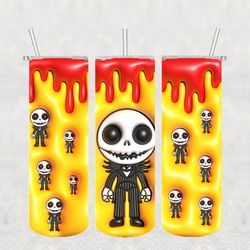 jack skellington png , 3d tumbler wrap, straight tumbler png design 20oz/ 30oz tumbler png file instant download