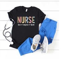 love inspire heal shirt, nurse t-shirt, nurse tees, cute nurse shirts, nurse appreciation gift, nurse gift idea, nurses