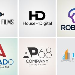 creative logo design template set 05