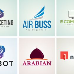 creative logo design template set 06