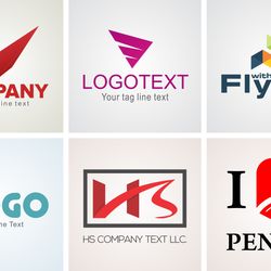 creative logo design template set 08