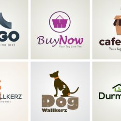 creative logo design template set 09