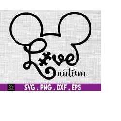 autism mouse head svg, puzzle piece svg, autism support svg, 2nd april svg, autism awareness svg, autism quotes, be kind