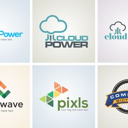 creative logo design template set 16