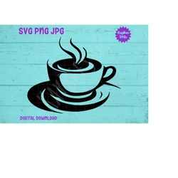 Espresso Cup SVG PNG Jpg Clipart Digital Cut File Download for Cricut Silhouette Sublimation Printable Art - Personal Us