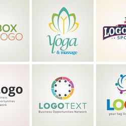 creative logo design template set 19