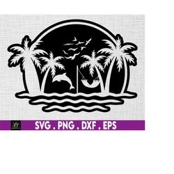 dolphin palm tree sunset svg, dolphin svg, palm trees svg, tropical svg, vacation svg, ocean svg, beach svg, summer svg,