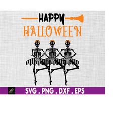 skeleton ballerina png svg, happy halloween svg, halloween dance svg, spooky vibes svg, fall, svg, png files for cricut