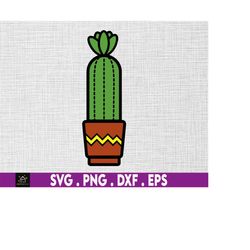 cactus svg, flower svg, instant digital download files included!
