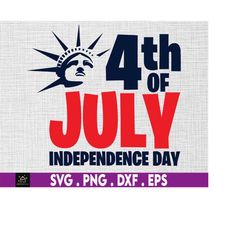 4th of july statue of liberty svg, the fourth of july svg, 1776 svg, independence day,
