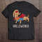 Womens Happy Halloweiner Dachshund Sausage Weiner Dog Halloween V-Neck.jpg